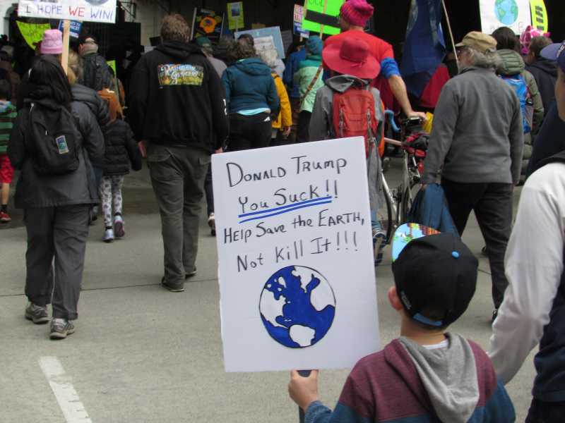 Climate March Kid